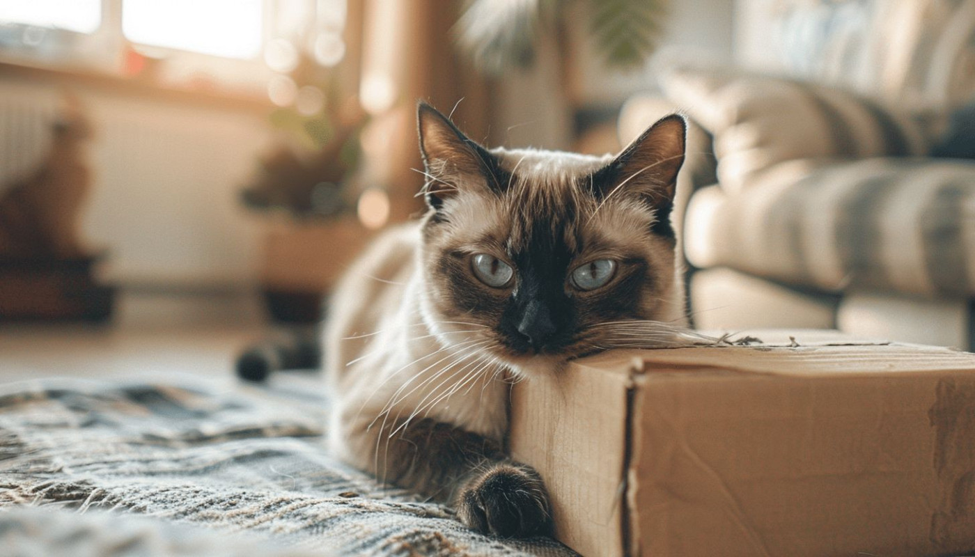 Perché i gatti adorano le scatole di cartone?
